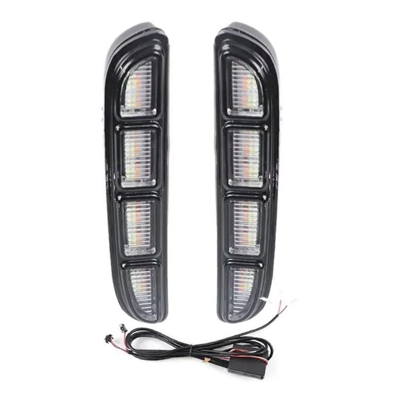 

A13Z-LED Daytime Running Light For Honda Accord 2021 2022 White DRL Amber Turn Signal Light Fog Lights Blue Night Light