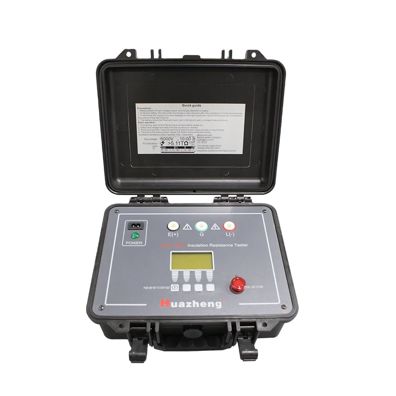 HZJY-10k-I Anti Interference 10KV Digital High Voltage IR Insulation Resistance Tester Automatic Display of PI And DAR