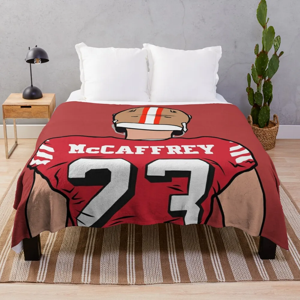 

Christian McCaffrey Back-To Throw Blanket Beach Multi-Purpose Blankets