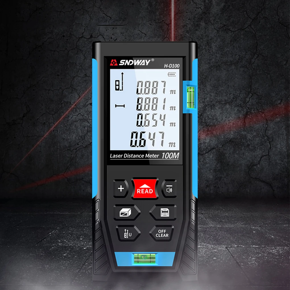 H-D510/H-D710/H-D100 Handheld Laser Distance Meter Industrial Infrared Measuring Instrument High-precision Measuring Ruler