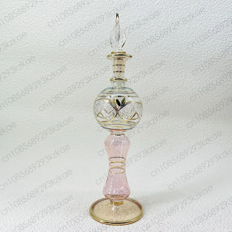 Egyptian Specialty Perfume Bottle 15cm Essential Oil Bottle Travel Souvenirs Glass Ornaments Home Decoration