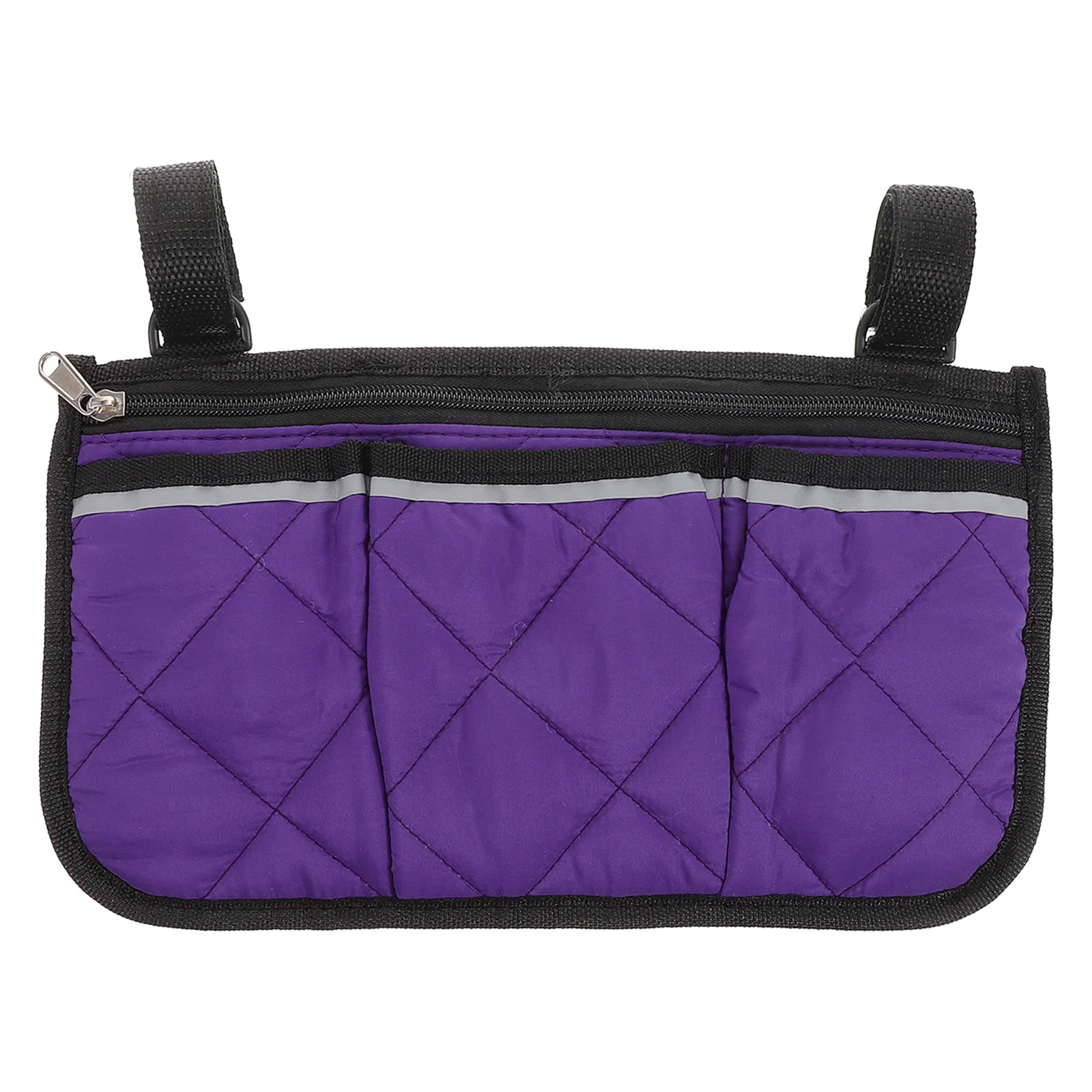 

Wheelchair Armrest Side Storage Bag Large Capacity Multifunctional Hanging Organizer Pocket for Wheelchairs Strollers Walker