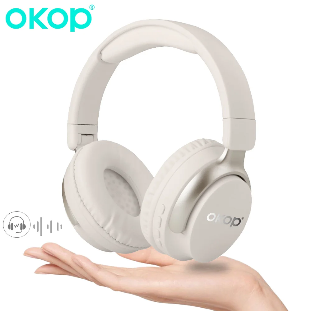 OKOPActive الحد من الضوضاء سماعة أذن لاسلكية تعمل بالبلوتوث سماعات عالية الدقة ستيريو عميق باس طويلة المدى سماعات سماعة الألعاب #1
