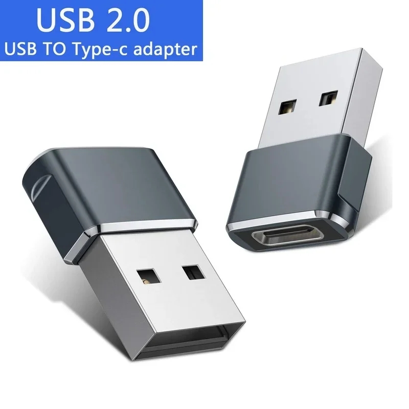 Mini adaptador USB de aleación de aluminio Revolution tipo C hembra, Adaptador tipo C hembra A USB, A Revolution A C hembra