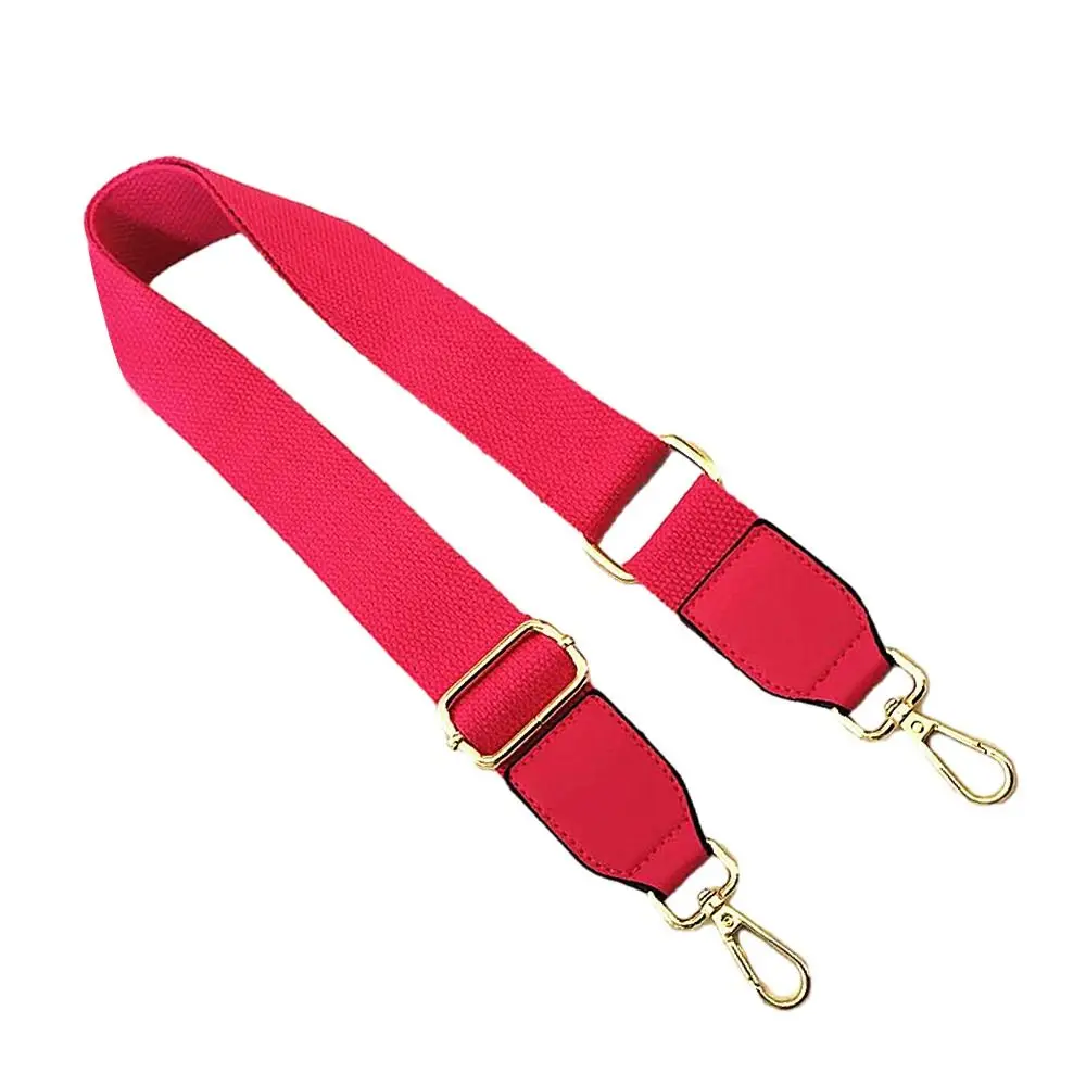 Women Wide Bag Strap Adjustable Solid Color Handbag Belt Canvas Replacement Shoulder Bag Strap