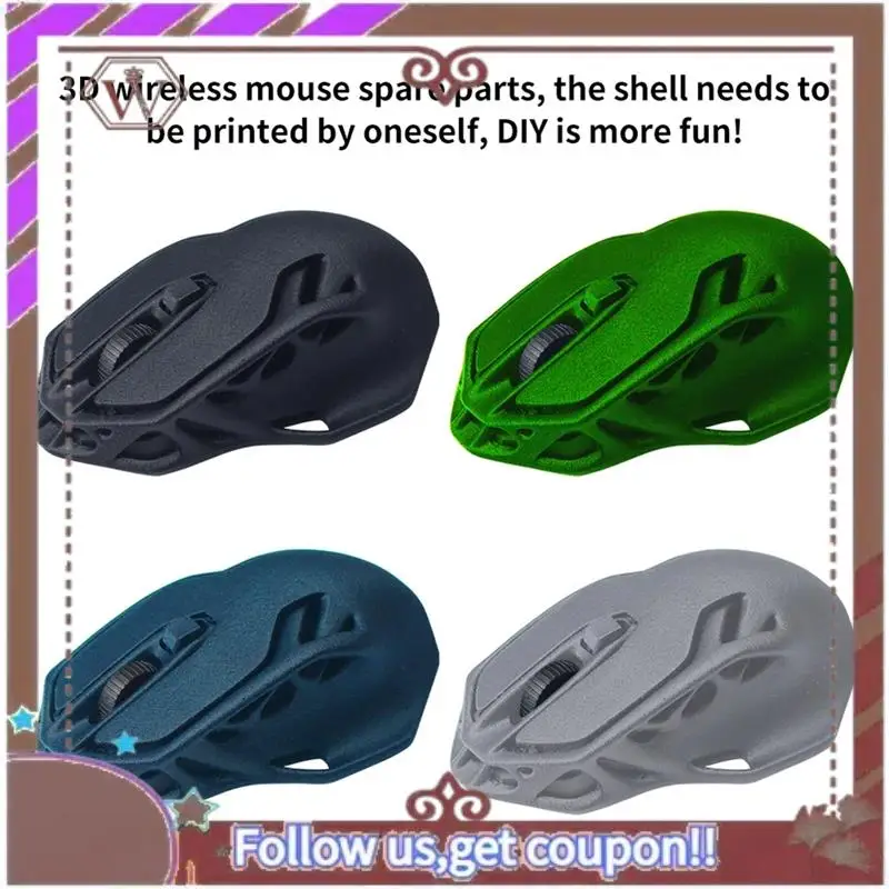 ABBG-Wireless Mouse DIY Kit 3D Printing Wireless Mouse Wireless Mouse DIY Creative Model