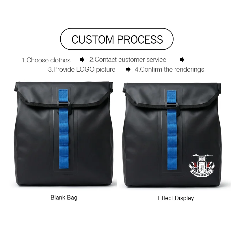 Waterproof Electric Vehicle Hanging Bag Custom logo Motorcycle Bicycle Pannier Bag personality customization Travel Hanging