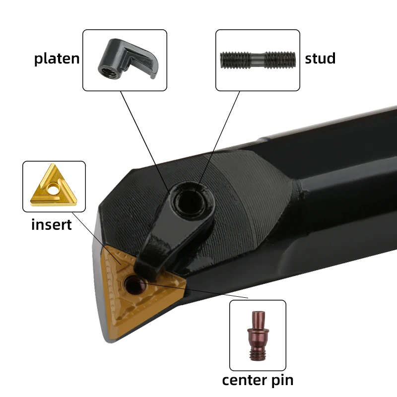 New Design Turning Inserts External Threading Cutting Tools For Metal Lathe S25S MTQNR16