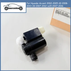 Windshield Washer Pump For Hyundai Accent 2002-2005 i10 2008-2013 i30 2007-2012 ix20 2007-2016 98510-2L100 98510-2C100