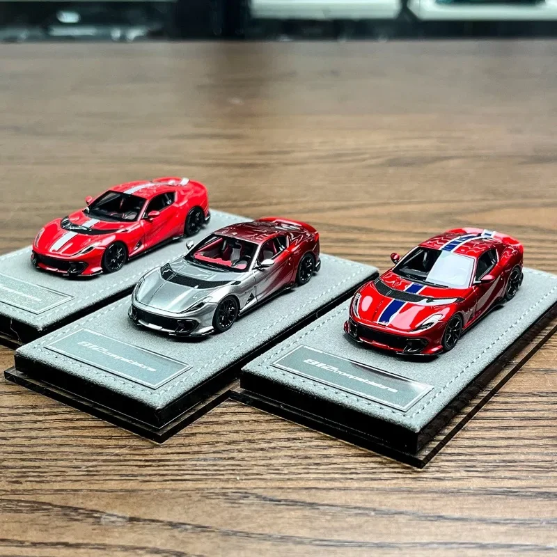 HH Model 1/64 812 Competizione in Stock Resin Motor Vehicle Diecast Models Car Toys Collection Gifts