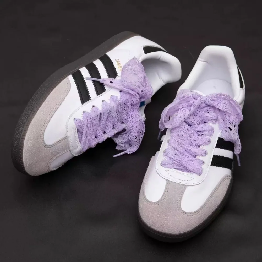 8 Farben, 2,9 cm Breite, flach, weich, ausgefallene Spitze für Turnschuhe, Schnürsenkel, Trend, Schönheit, Rosa, Weiß, Freizeitschuhe, Schnürsenkel, Zubehör – Detail 6