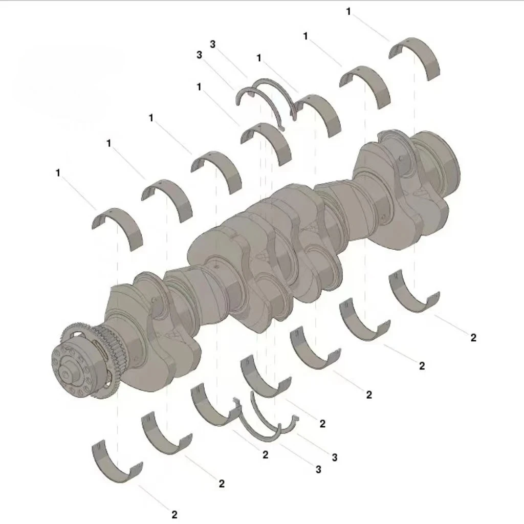 

CCEC Chongqing Machinery Engine Parts KTA NTA QSK Cummins diesel Spare Parts Kit Main Bearing 5406110