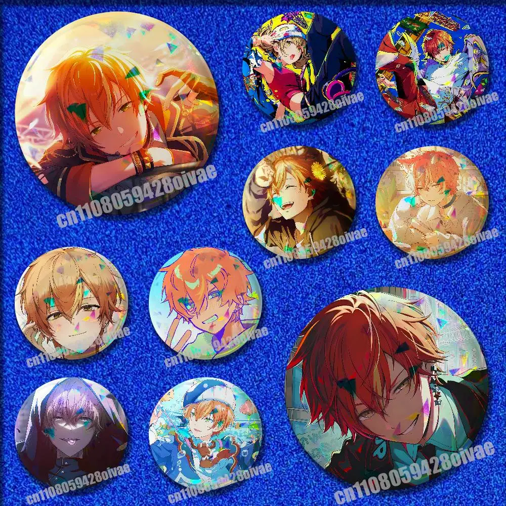 A-Akito Shinonome P-Project S-Sekai Insignia Badge Cover For Brooch Ornament 75mm 25mm 44mm 32mm 58mm Round Pin
