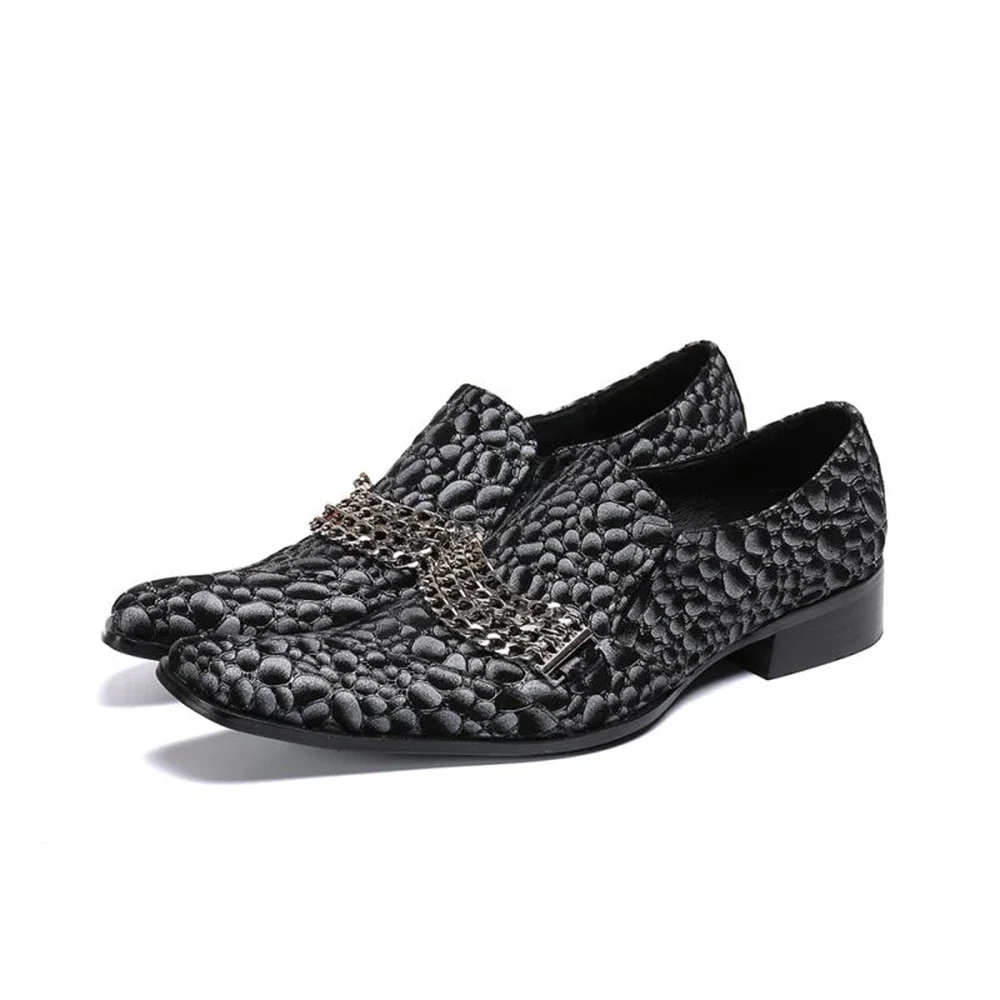 2021 Sommer Herbst Kleid Lederschuhe Mann Spitzschuh Business Python Muster Slip-on