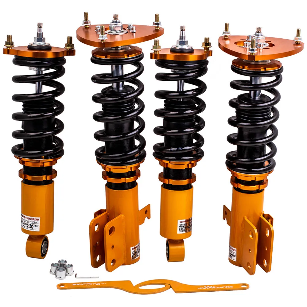 MaXpeedingrods 24 Ways Adjustable Damper Coilover Kit for Subaru Legacy Liberty 2005-2009 BL BP Suspension Shocks