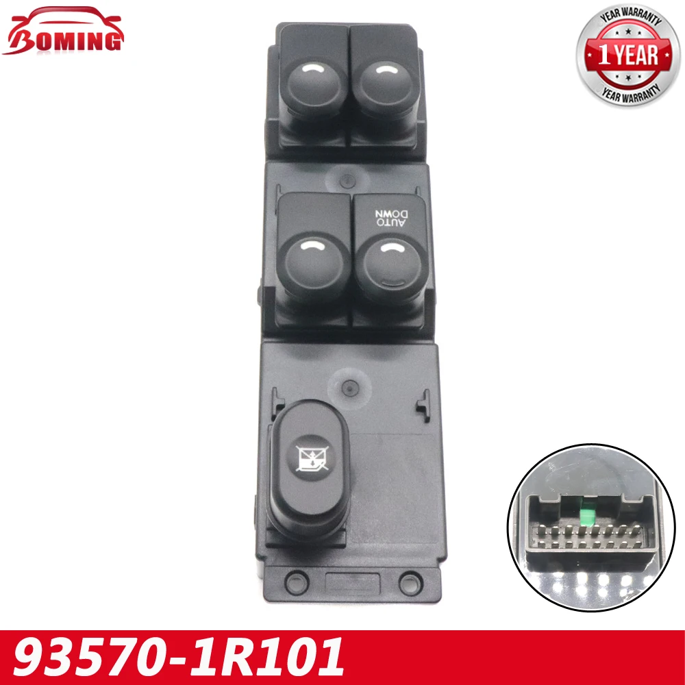 Front Left Power Window Switch Control Master Switches 93570-1R101 For Hyundai Accent 2013-2017 New 935701R101 93570 1R101