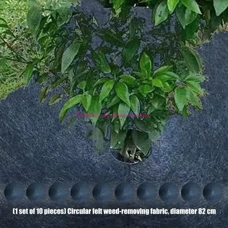 Round Breathable Cover 82 Set of 10 for Garden and Pot Care