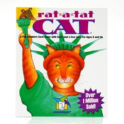 Rat a Tat Cat - Fun Numbers card Game with Cats (and a few rats) For Ages 6 and up 
