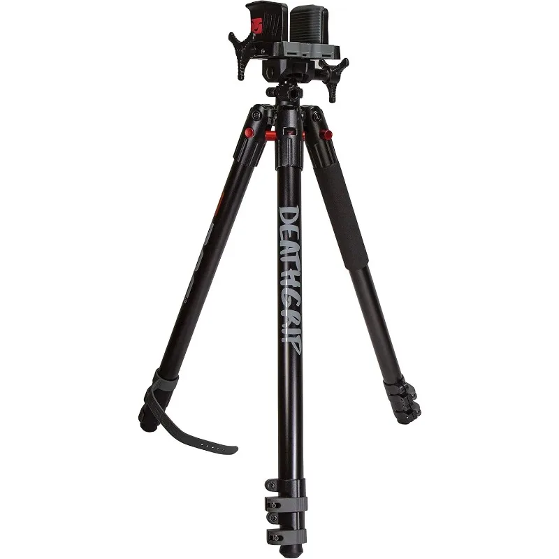 Christmas.DeathGrip Tripod with Durable Frame, Lightweight, Stable Design, Bubble Level, Adjustable Legs, Shooting Rest, and Han