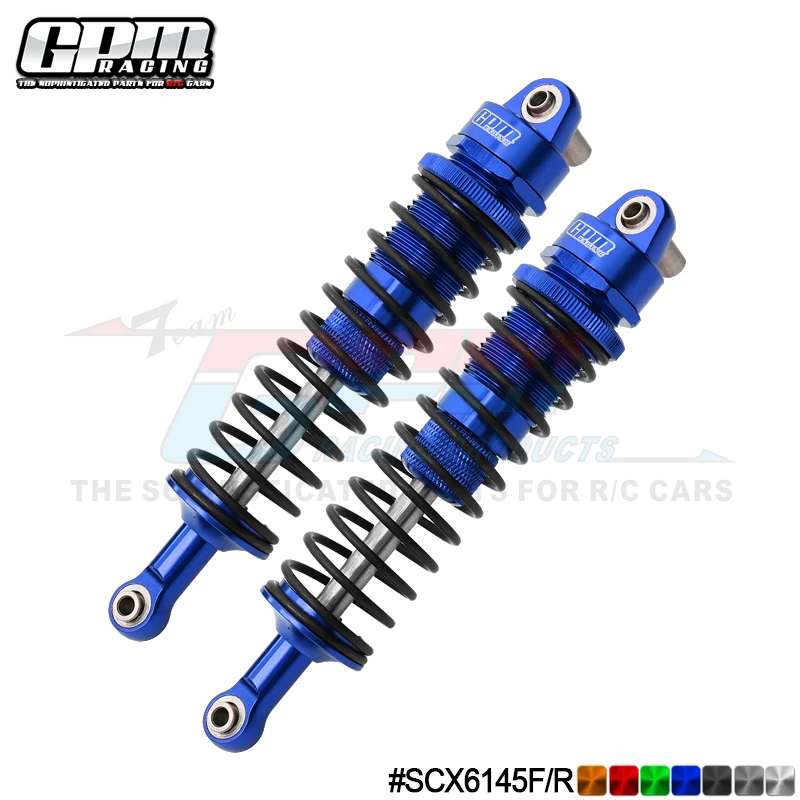 

GPM Aluminum F/R Thickened Spring Dampers For AXIAL 1/6 SCX6 Jeep Trial Honcho