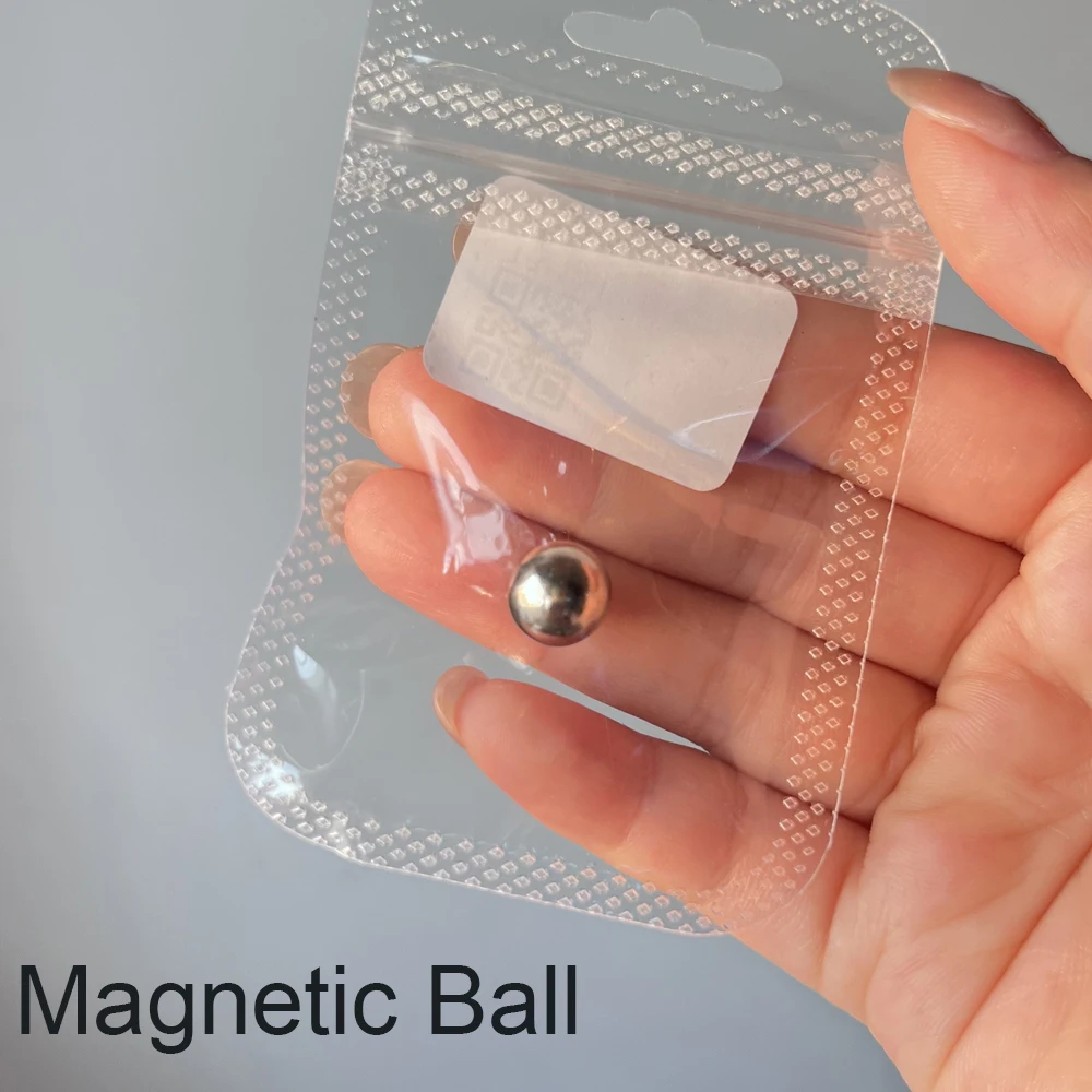  Glasperlen speziell für Katzenauge, rosa Nagel-Magnetstab, neu verbessertes Nagellack-Kleber-Magnetstab, Doppelkopf-Magnetwerkzeug