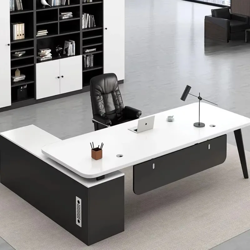 

Corner Study Multifunction Office Desks Workstation Professional Work Tables Room Computer Workshop Table Home Mesas Furniture