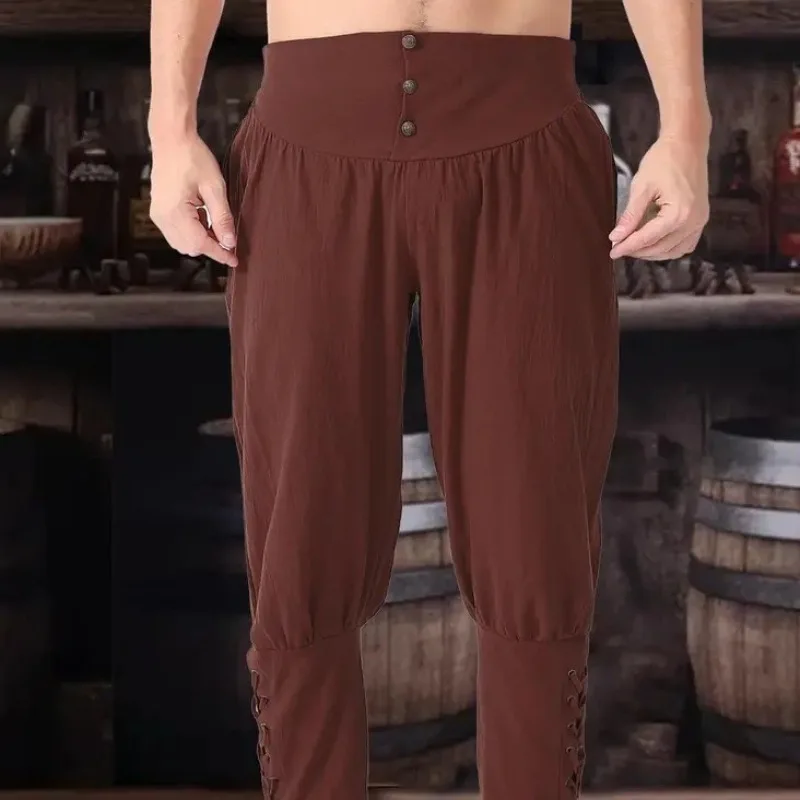 Medieval Navigator Pirate Costume Pants Renaissance Gothic Pants