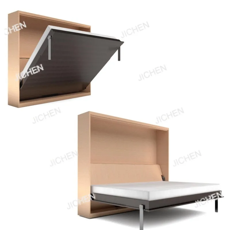 

Invisible Folding Bed Iron Electric Dynamic Rollover Multi-function Wall Cabinet Flip Hidden Wall Bed