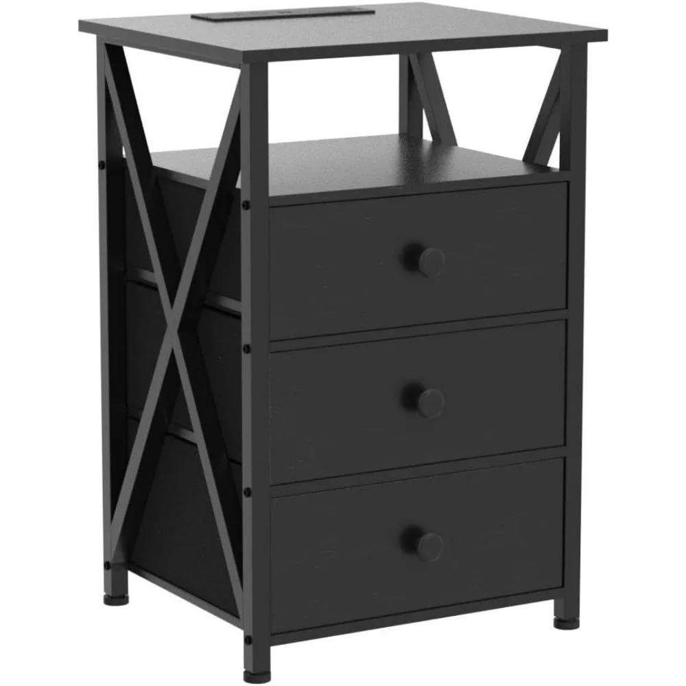 End Tables Equipped with RGB color LED lights Using lightweight and sturdy materials for easy assembly End Tables