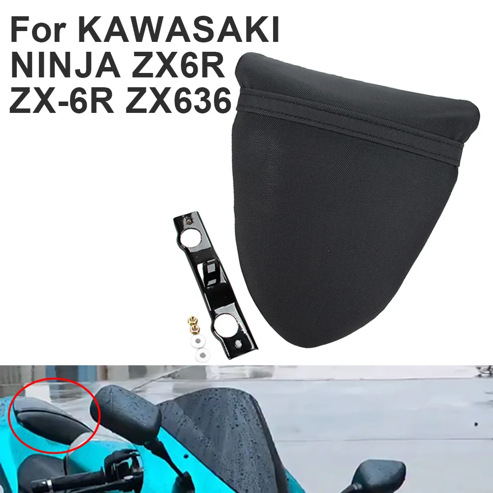 

Motorcycle Rear Passenger Seat Pillion Cushion Black For Kawasaki Ninja ZX-6R ZX 6R ZX636 ZX6R 2005 2006 Accessories