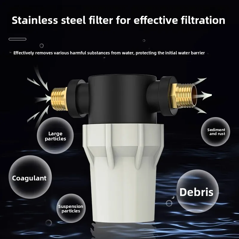 Pre-Filter Water Purifier for Irrigation Washing Car Farming 4 Inch 6 Inch Pipe Household Water Supply Filtering System