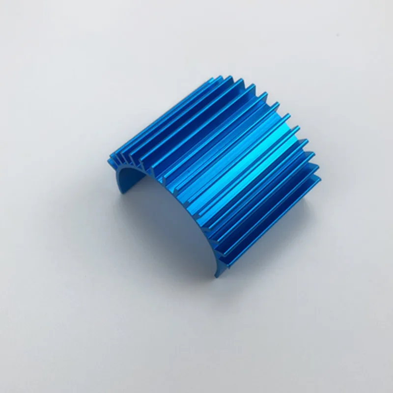 Aluminum Alloy Motor Heat Sink Motor Cooler for WPL 370 380 Motor HUANQI 710 731 732 733 734 1/16 RC Car view 4