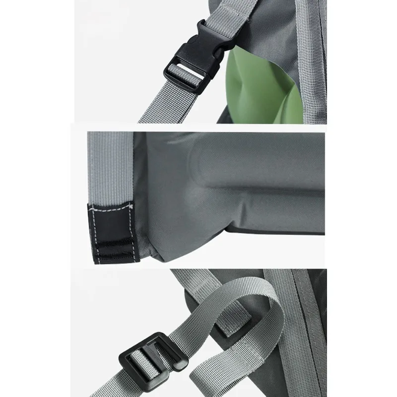 Insulated self-inflatable camping outdoor portable folding inflatable self-inflatable sleeping mat