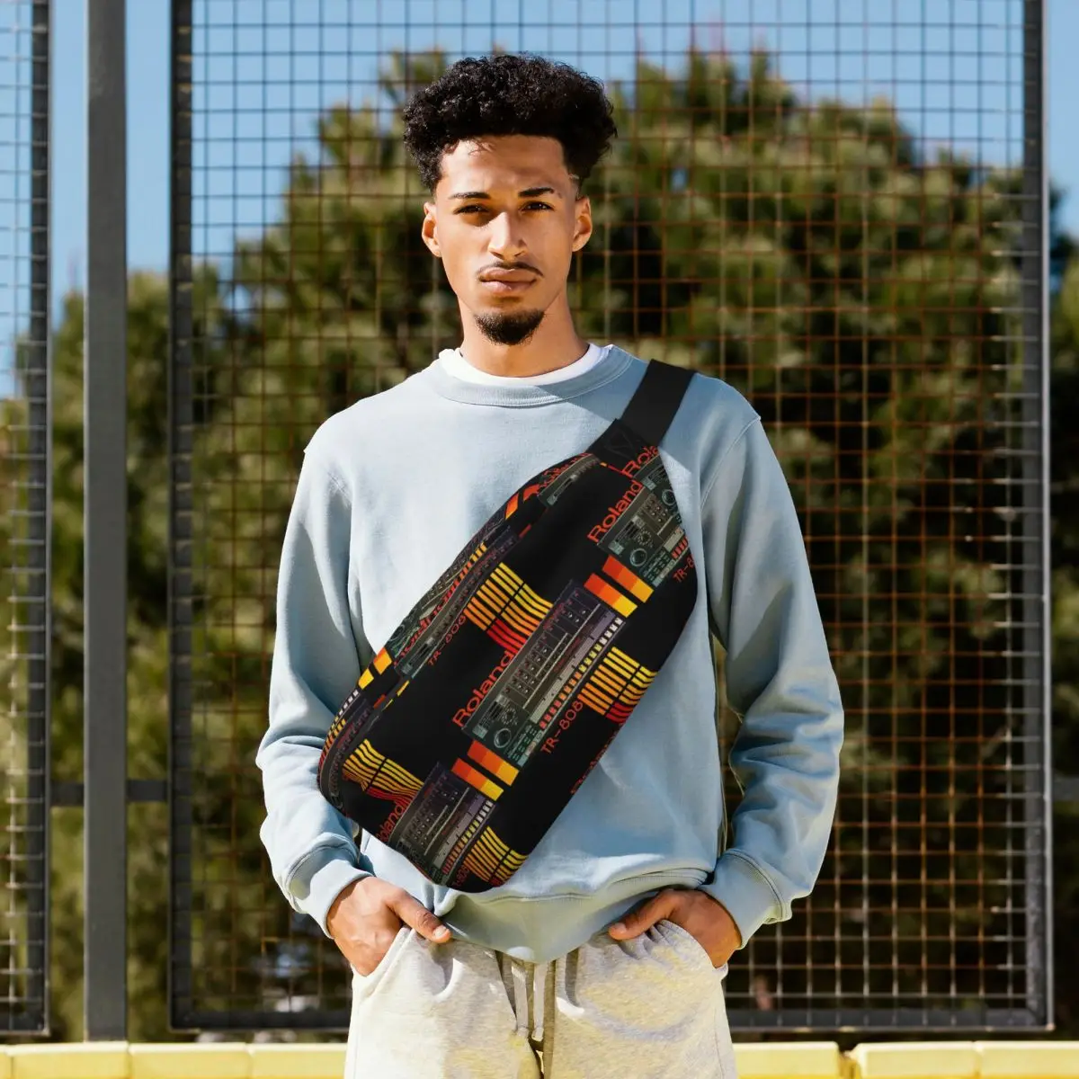 

Сумка-бананка через плечо Roland Tr-808 Drum Machine Model для мужчин и женщин, регулируемая поясная сумка для путешествий, бега, для денег и телефона