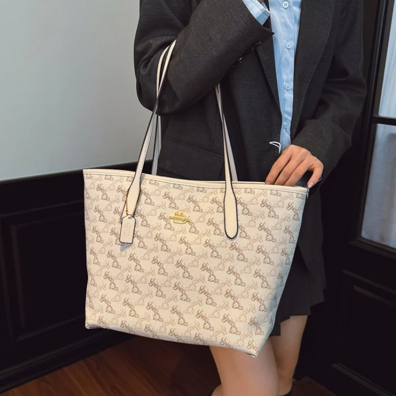 

Женская большая сумка из кожи с принтом Rill и Парижская повседневная винтажная пригородная сумка в повседневном стиле ​