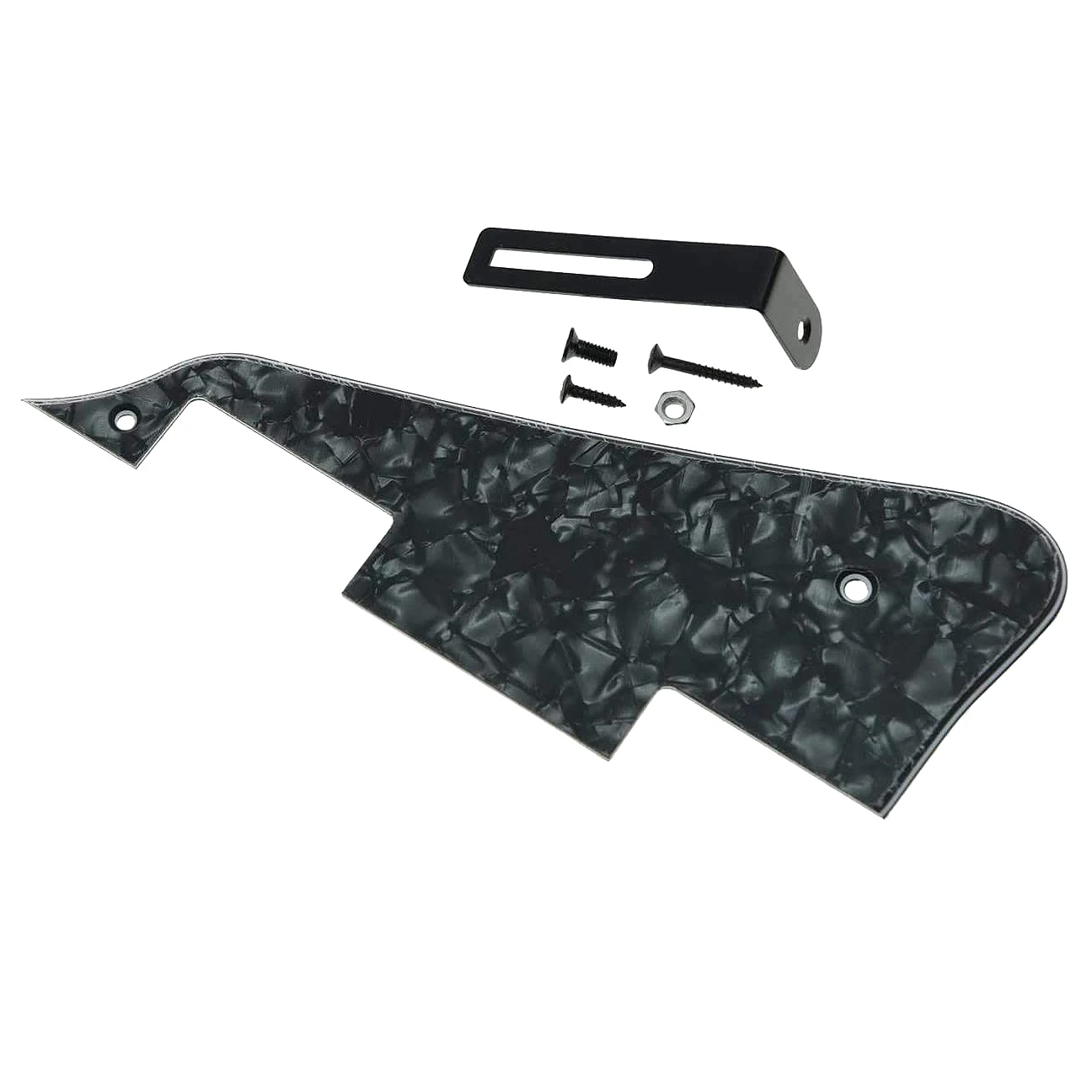 

Black Pearl LP Guitar Pickguard with Black Bracket for Epiphone Les Paul