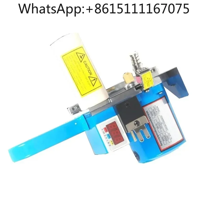 220W LCD Digital Fabric Cutting Machine, Rail Tracker Cloth End Cutter with Counting Function