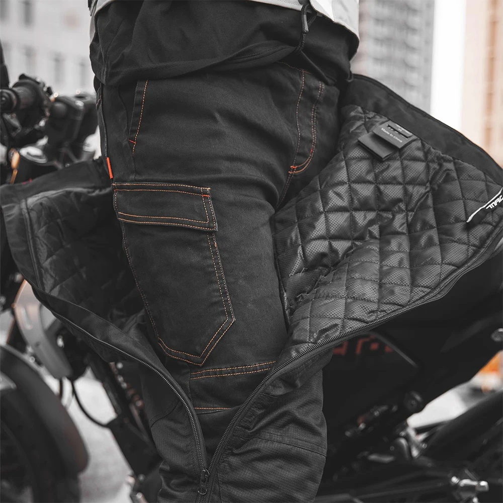 الرجال خلع السراويل السريعة دراجة نارية يندبروف السراويل دراجة نارية السراويل مقاوم للماء الدافئة المضادة للسقوط موتوكروس السراويل الإفراج السريع #1