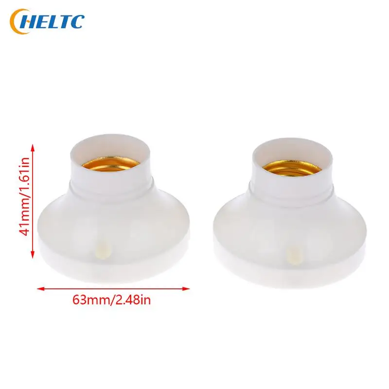 E14 E27 Socket E14 Lamp Holder E27 Bulb Base Adapter E14 Cartridge Mount LED Light Round Lamp Screw Cap Fitting E27 Socket