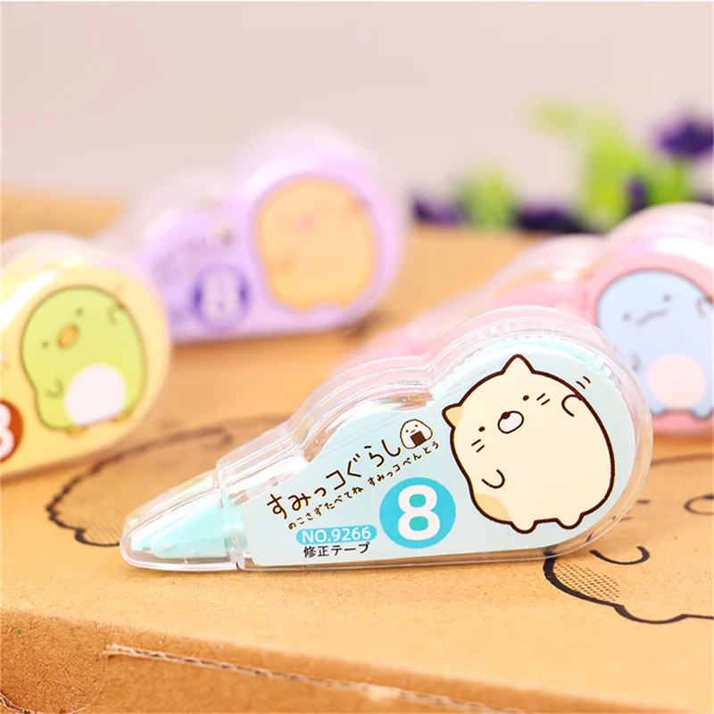 Cute Lovely White Out Corrector Correction Tape Stationery Student Altered Tapes School Office Supplies
