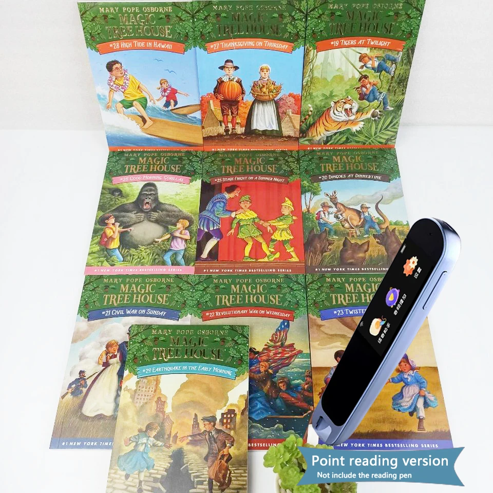 

37books/set Magical Tree House Season 1 English Edition 36 volumes+1 exercise book support for novice readers to read with audio