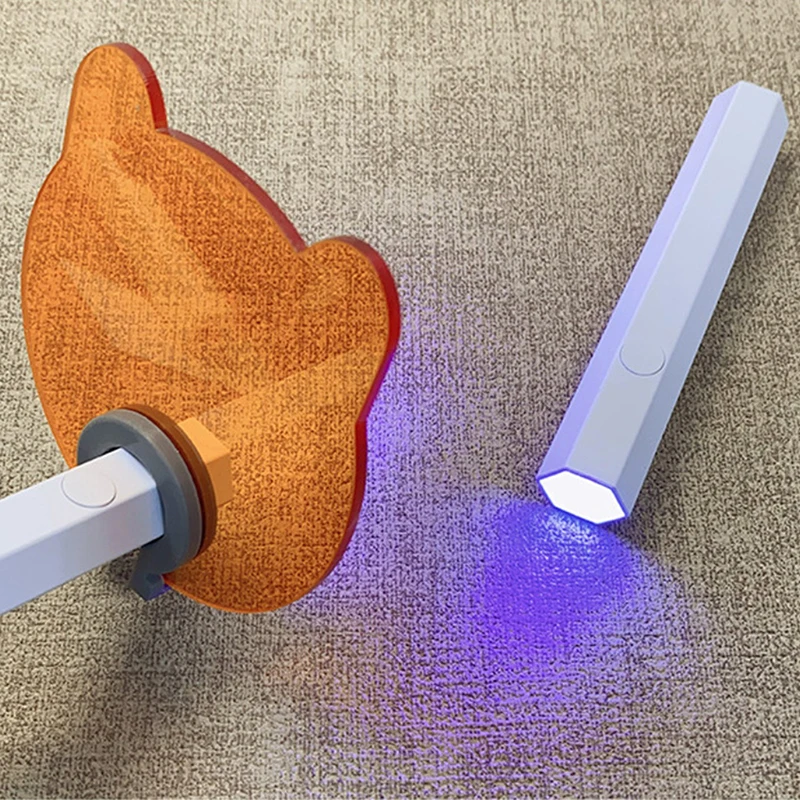 Dispositivos de salão de beleza para unhas, defletor de bloqueio de luz acrílica para unhas em formato reto, lâmpada uv, óculos de proteção, anti-luz azul