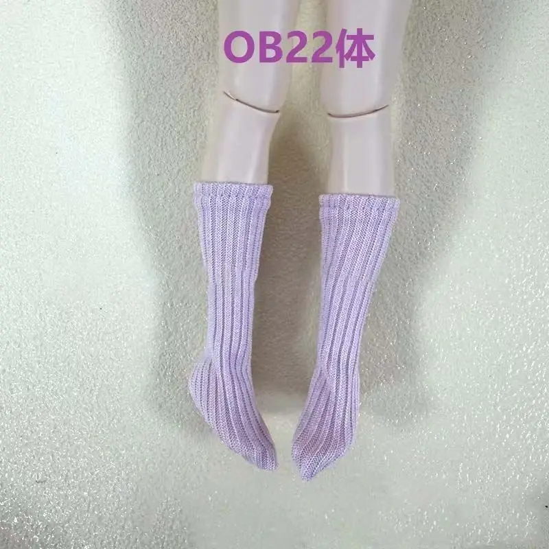 HOUZIWA Blyth Doll Accessories Socks For OB22 OB24 Azone 1/8 Molly  Dolls