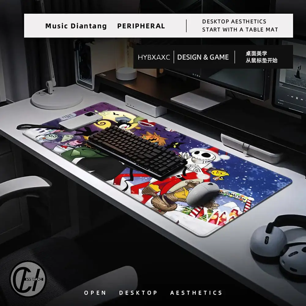 Games K-Kingdom Hearts Mousepad HD Printing Computer Gamers Locking Edge Non-slip Mouse Pad XXL90x40cm Keyboard PC Desk Pad