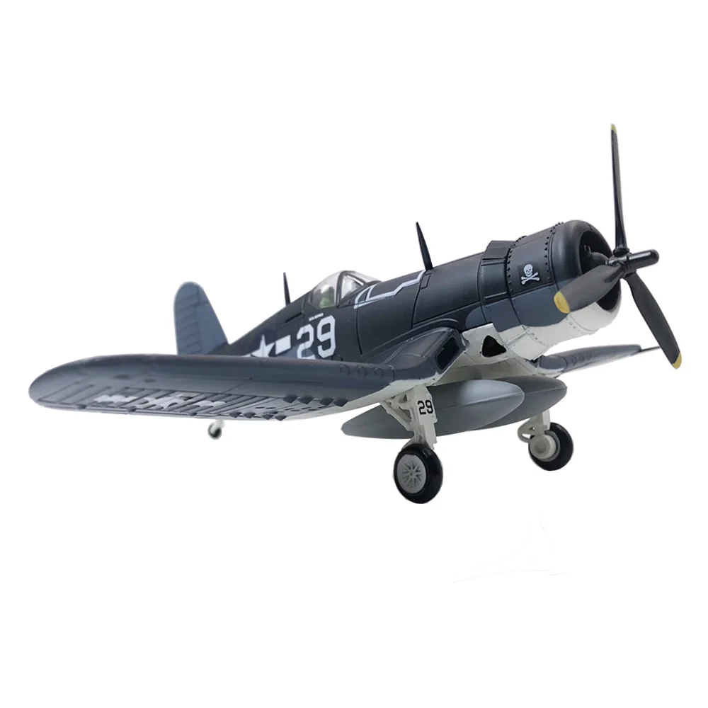 Avión militar de combate Corsair F4U para niños, juguete de Metal fundido a presión, colección o regalo, escala 1/72, WW2 US F4U-1