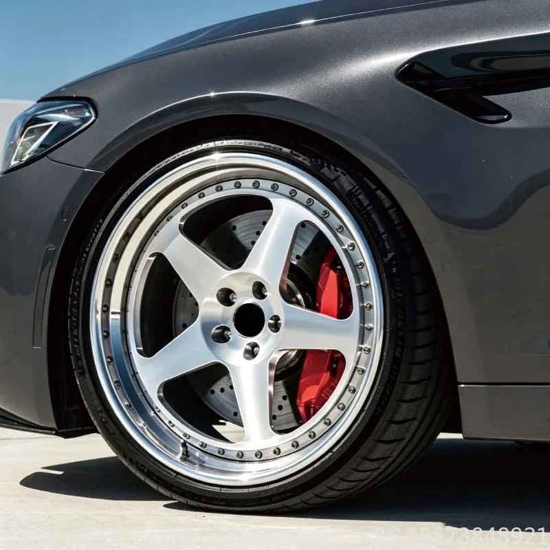 Classic Five Star Spoke Design Forged Rims 17 19 20 21inch 4*100 5*100 5*112 5*114.3 5*120 Polished Silver for GK5 GR9 EG EK