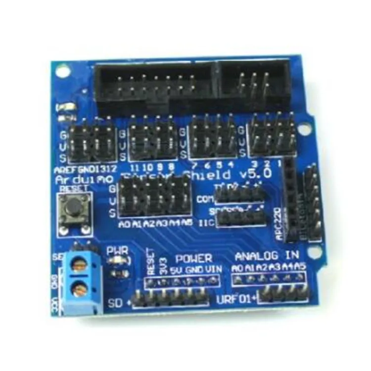 Scheda di espansione V5 Sensore Shield v5.0 Blocco elettronico Versione blu