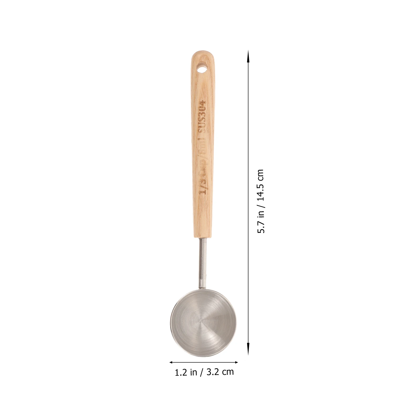 

Spoon 8Ml Stainless Steel Coffee Scoop For Baking Cooking Kitchen Seasoning Ingredients Measuring Spoons With Scale Metal