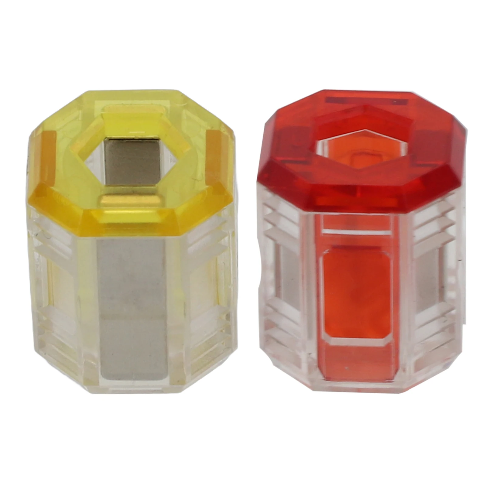 

2pcs 1/4inch Magnetic Ring Screwdriver Bit Strong Magnetizer For Electric Screw Bit Hand Repair Tools Accessories