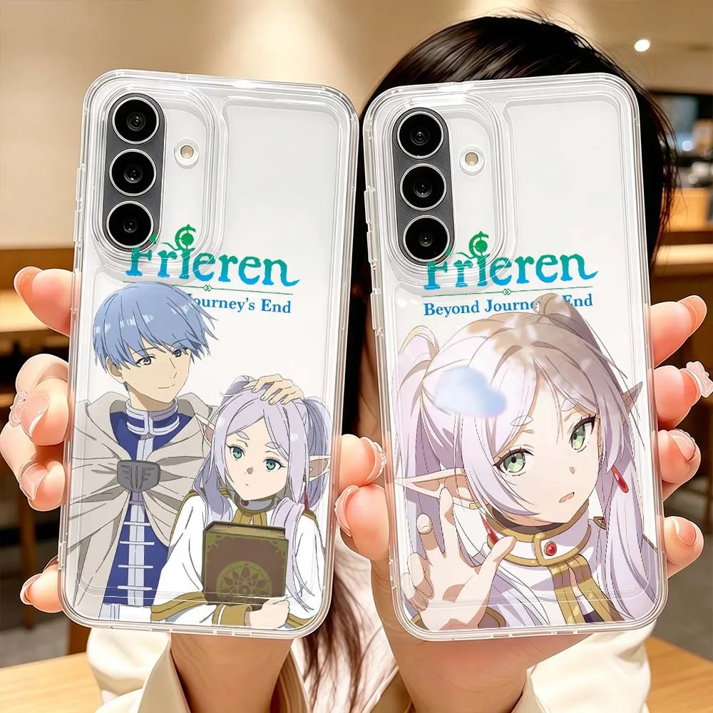 Frieren Beyond Journey End For Samsung Galaxy A71 A57 A56 A55 A54 A53 A51 A17 A16 A07 A06 A05 Transparent Phone Case Cover